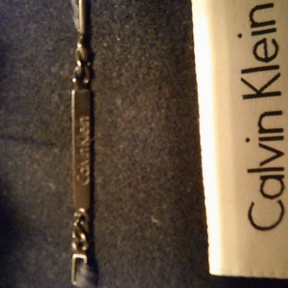 Calvin Klein 100% wool long coat with Fox collar - Picture 5 of 12